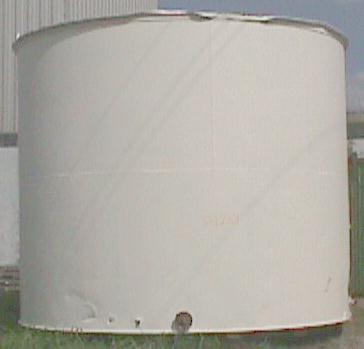Tank 13800 gallon vertical tank, Stainless Steel Clad, flat bottom