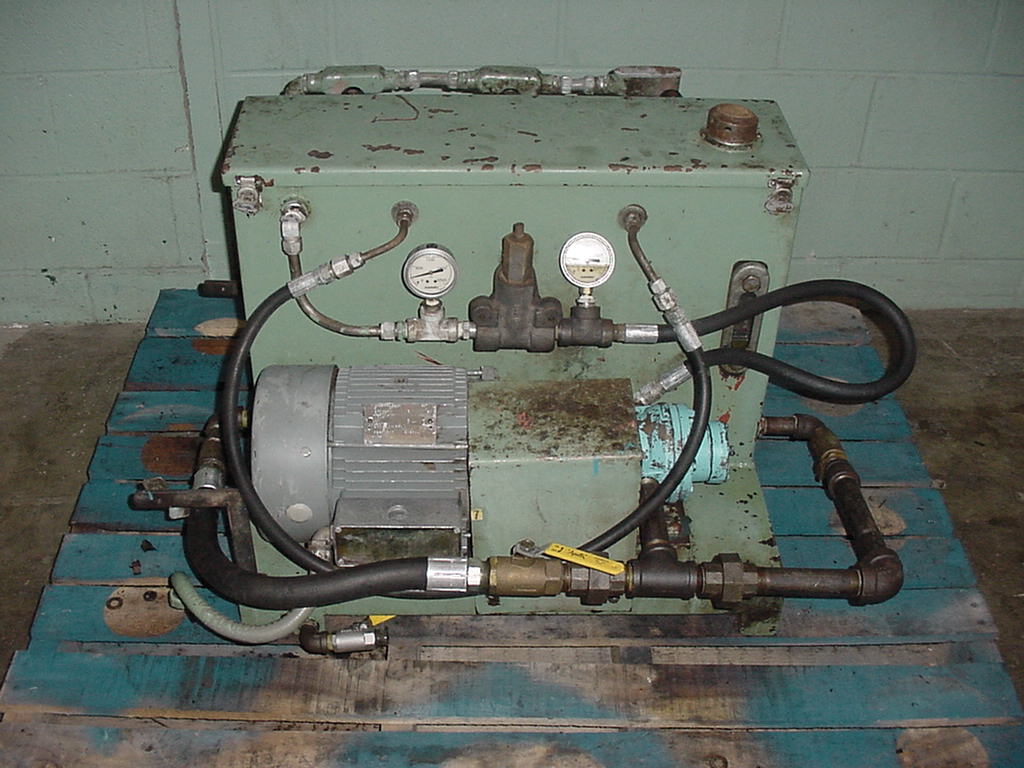 Pump 5 hp hydraulic power unit, 17 gal. reservoir tank