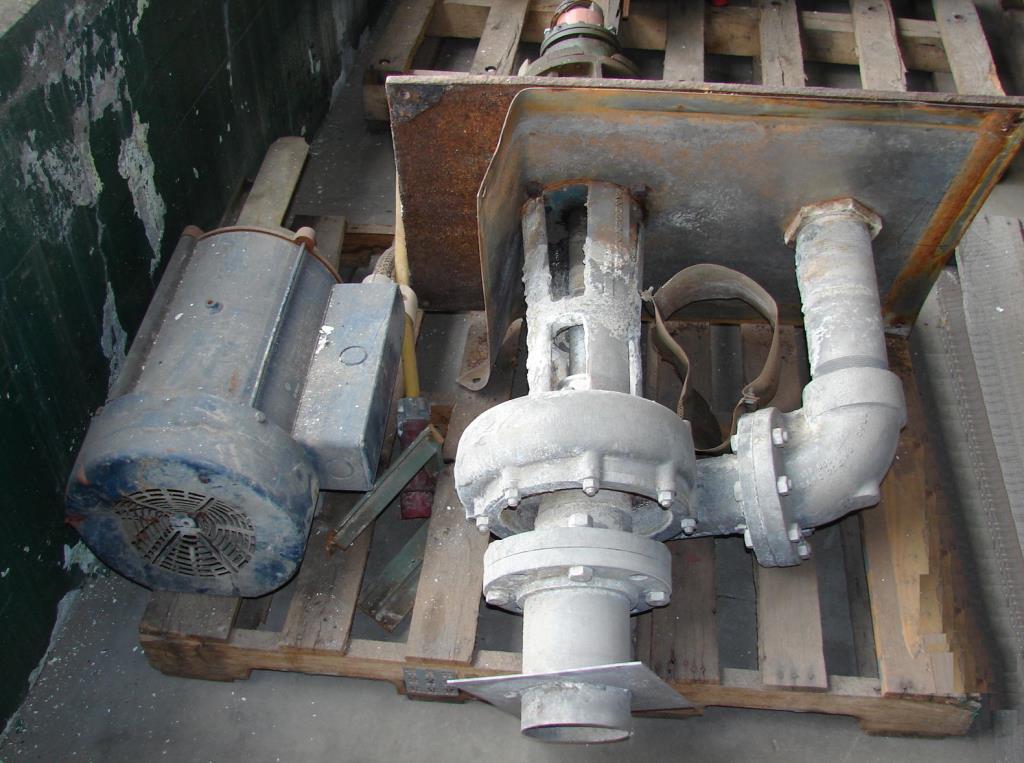Pump 5x4x8 5/8 Crane Deming vertical centrifugal pump model 5562/4MD, 15 hp, 316 SS