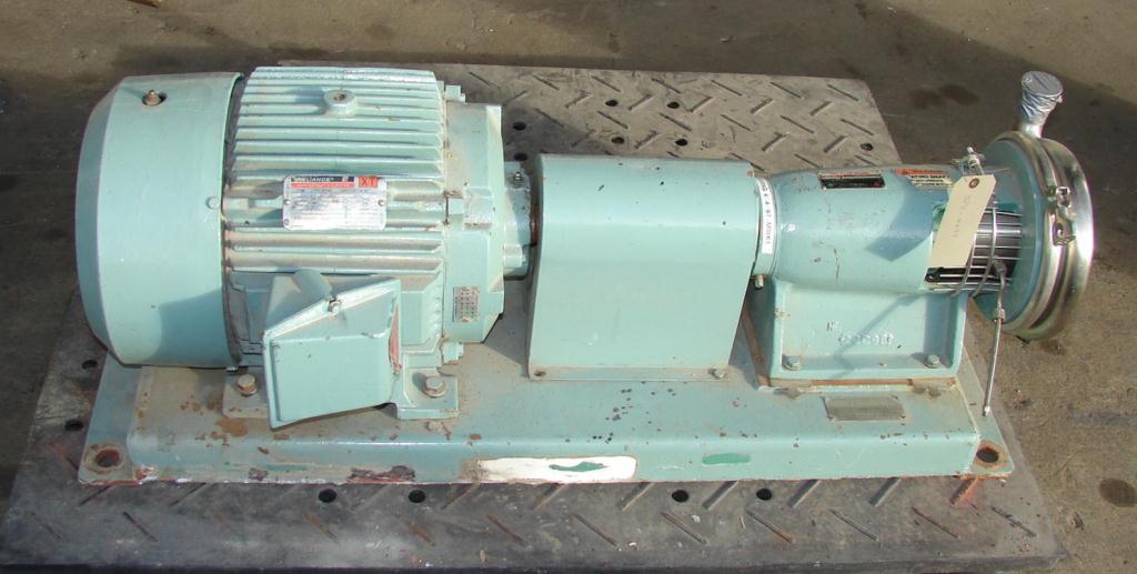 Pump 2x1x8 Tri-Flo Pump centrifugal pump, 15 hp, Stainless Steel