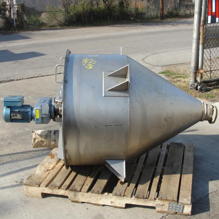 Bin Hopper Silo 14 cu.ft., bulk storage bin, Stainless Steel