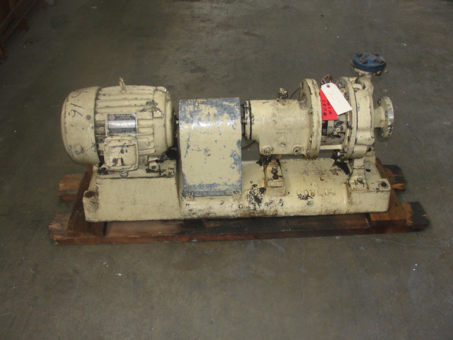 Pump 2x1x8 Goulds centrifugal pump, 7.5 hp, Stainless Steel