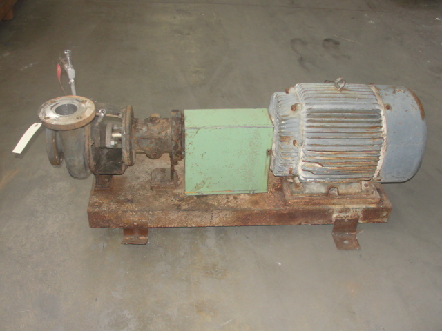 Pump 4x3x12 Dean centrifugal pump, 20 hp, Stainless Steel
