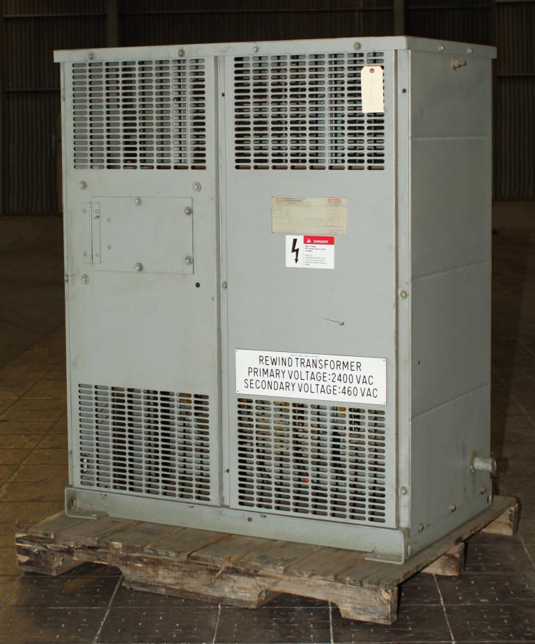 Transformers and Switchgear 93 kva Federal Pacific Transformers Company dry transformer, 2400 high voltage, 460 Y/ 266 low voltage, 3 phase
