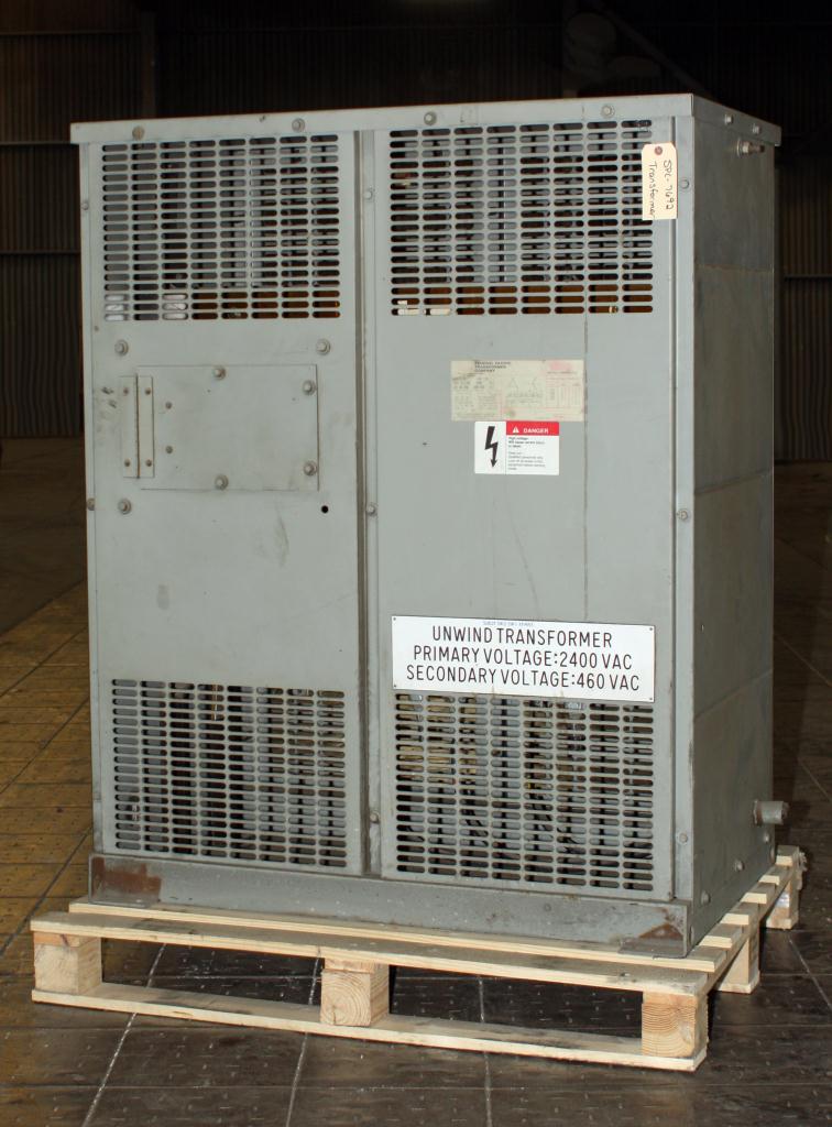 Transformers and Switchgear 118 kva Federal Pacific Transformer Company dry transformer, 2400 high voltage, 460 Y/ 266 low voltage, 3 phase