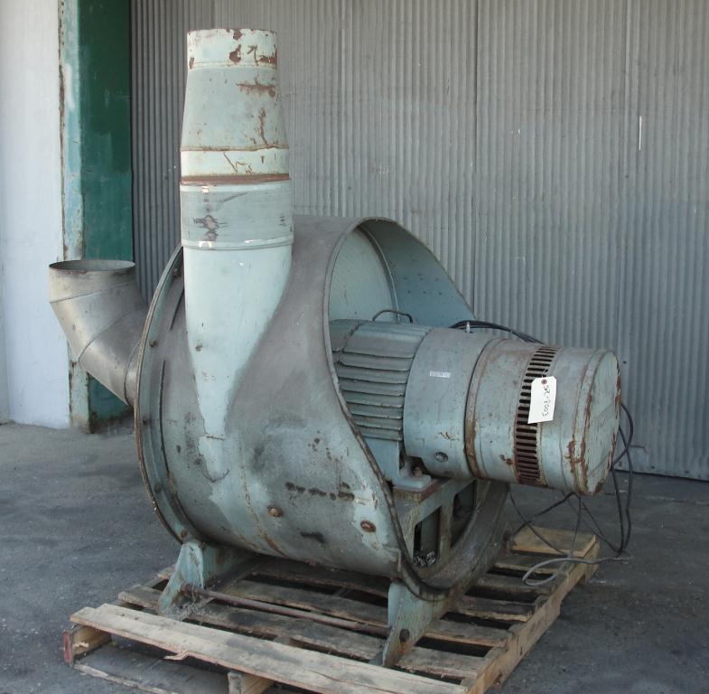Blower 1430 cfm centrifugal fan Spencer Vaccum Producer model 35 X 20 Cat No., 25 hp, CS