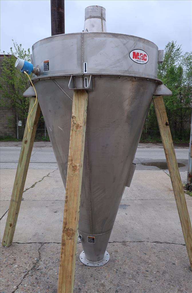Bin Hopper Silo 38 cu.ft., bulk storage bin, Stainless Steel