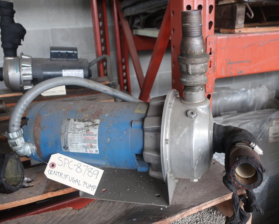 Pump 1 1/4 X 1 1/2-6 Goulds centrifugal pump, 3 hp, Stainless Steel