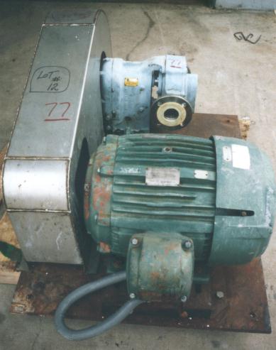 Pump 2.5 inlet Waukesha positive displacement pump model 125, 20 hp, 316 SS6