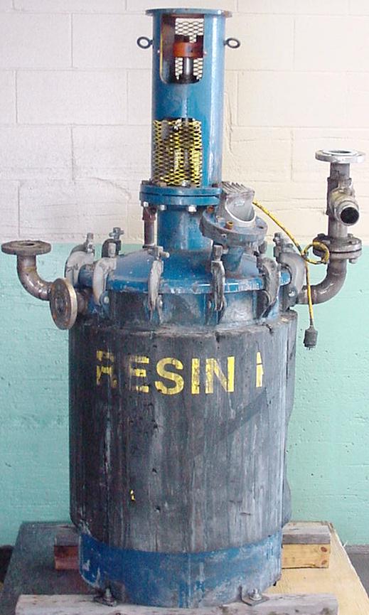 Reactor 75 gallon Silvan Industries chemical reactor, 110 psi internal, 50 psi jacket1