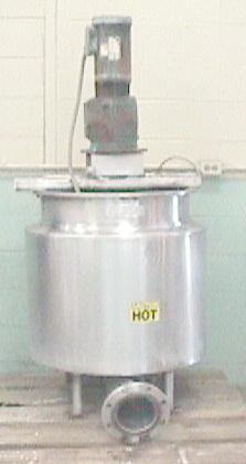 Kettle 80 gallon Groen processor kettle, agitator 2HP 230/460 VAC 3PH, 100 psi jacket rating, Stainless Steel