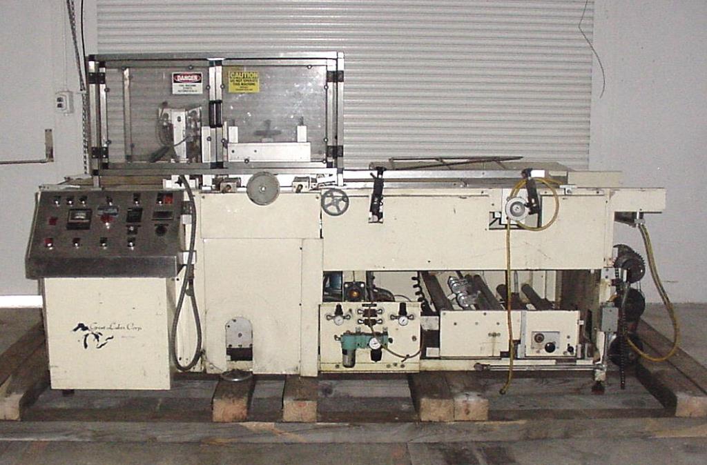 Wrapping machine Great Lakes automatic shrink wrapping machine model TS-37, speed Up to 70 ppm