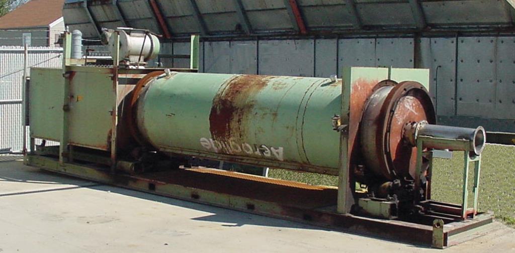Dryer 36 650,000 btu/hr, Aeroglide rotary steam tube dryer model RI-36-12NSX, Stainless Steel Contact Parts1
