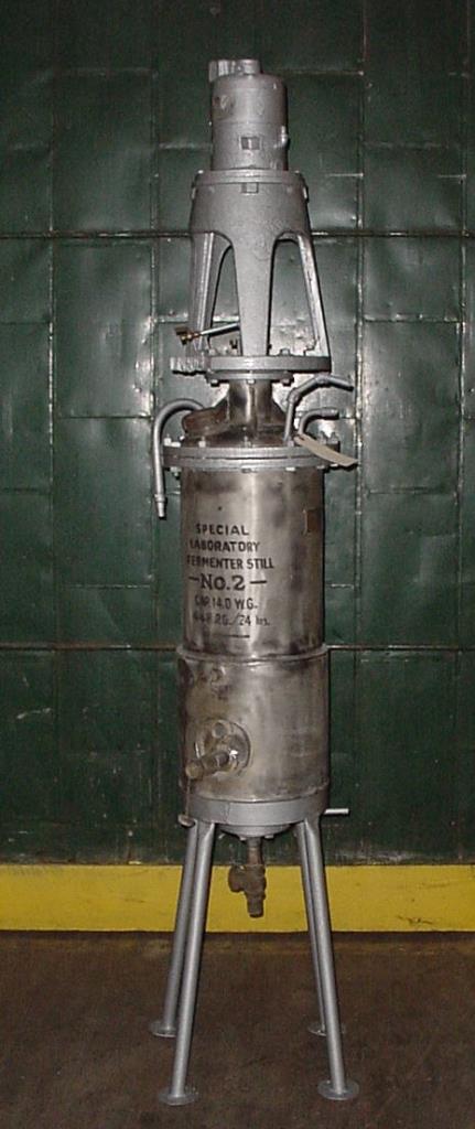 Distillation Column and Still 14 gallon Brighton Copper Works pot still 30 psi, Stainless Steel