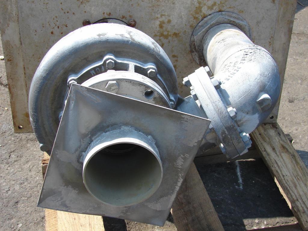 Pump 6x6x9.75 Crane Deming vertical centrifugal pump model 6652/6MLD, 30 hp, 316 SS2