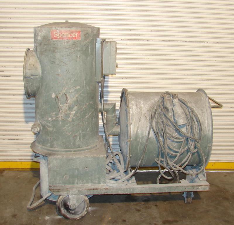 Miscellaneous Equipment 5 hp Spencer industrial vacuum cleaner model P-312