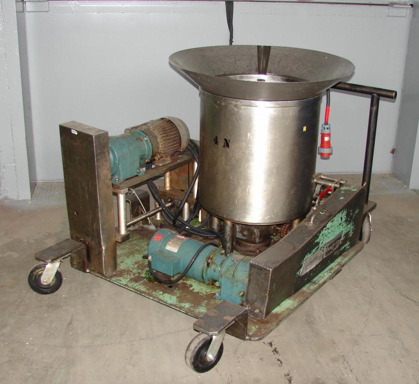 Pump 2 inlet Peters Machinery Co. positive displacement pump model 3R, 2 hp, Stainless Steel1