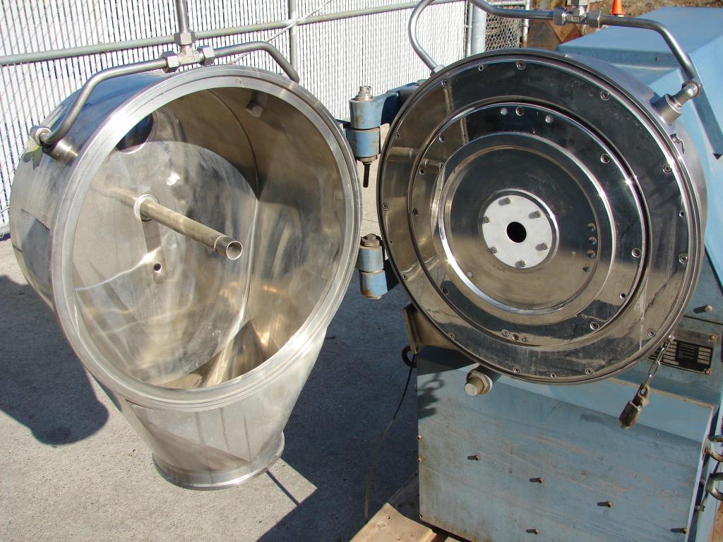 Centrifuge 300mm Heinkel inverting filter centrifuge model HF300, 3460 rpm, Hastalloy2