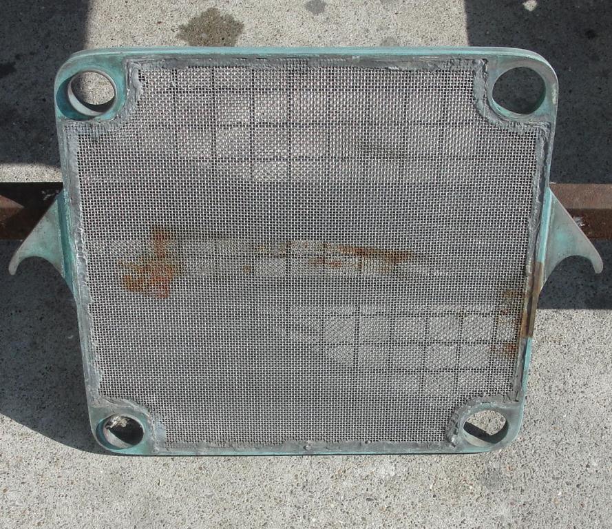 Filters & Filtration Equipment 30 sq.ft. Republic Filter plate and frame filter model 400, Brass, 25 plates, 1.4 cuft capacity4