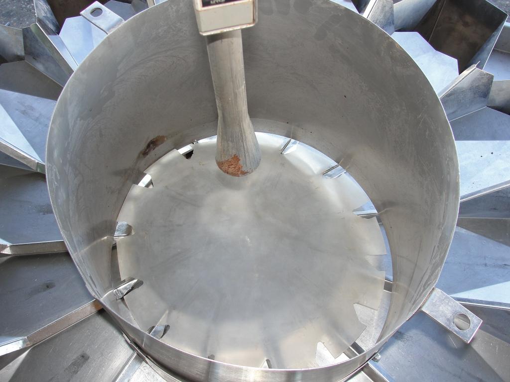 Scale 14 bucket Yamato multihead combination weigher model ADW-323-RB, Stainless Steel Contact Parts, 8 to 1600 grams weigher capacity6