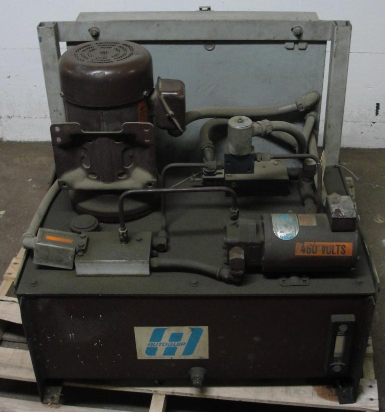Pump 5 hp Autoquip hydraulic power unit, 23 gallon reservoir tank1