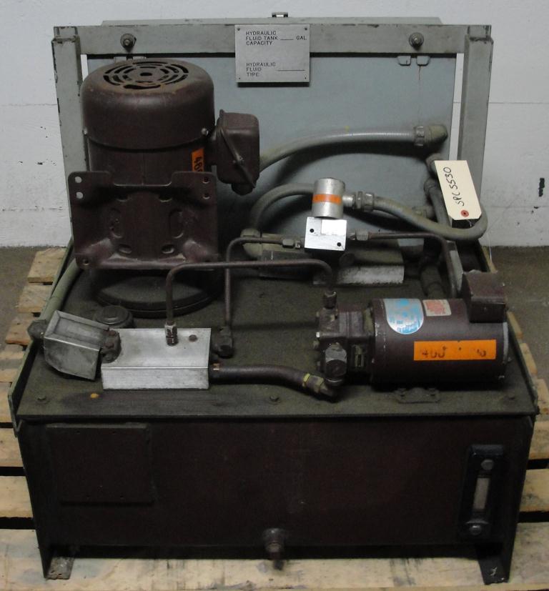 Pump 5 hp Autoquip hydraulic power unit, 23 gallon reservoir tank1