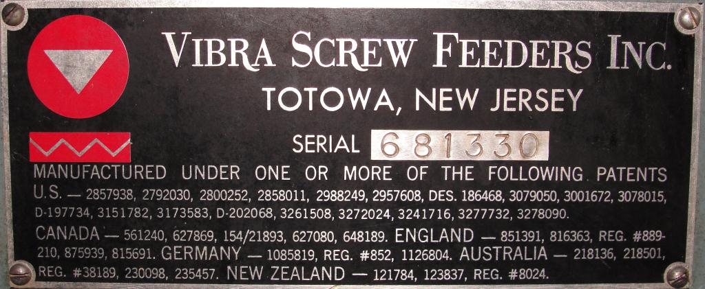 Feeder 2 Vibra Screw Inc. screw feeder CS5