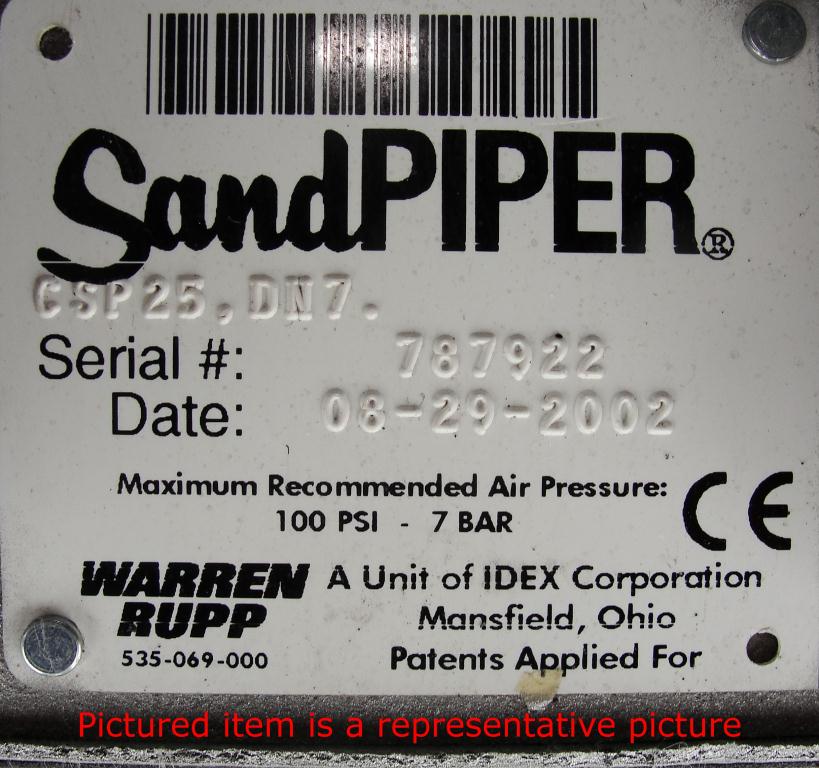 Pump 3 Warren Rupp/SandPiper diaphragm pump, Aluminum7