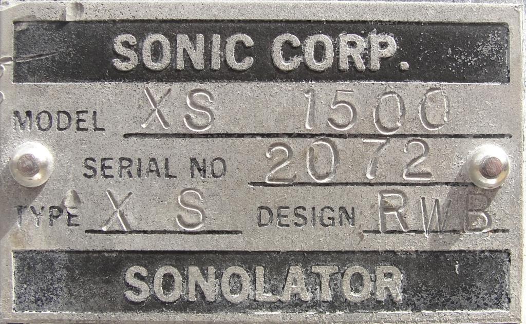 Homogenizer 40 hp Sonic Corp/Moyno inline homogenizer model XS-1500, 8 inlet, Stainless Steel9
