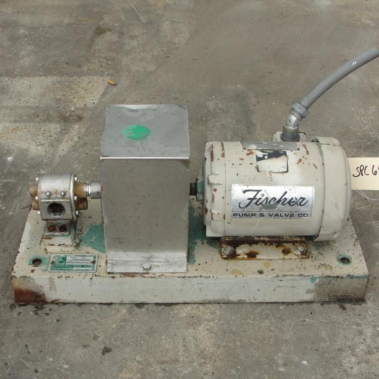 Pump 1 inlet Fischer positive displacement pump 1 hp, Stainless Steel3