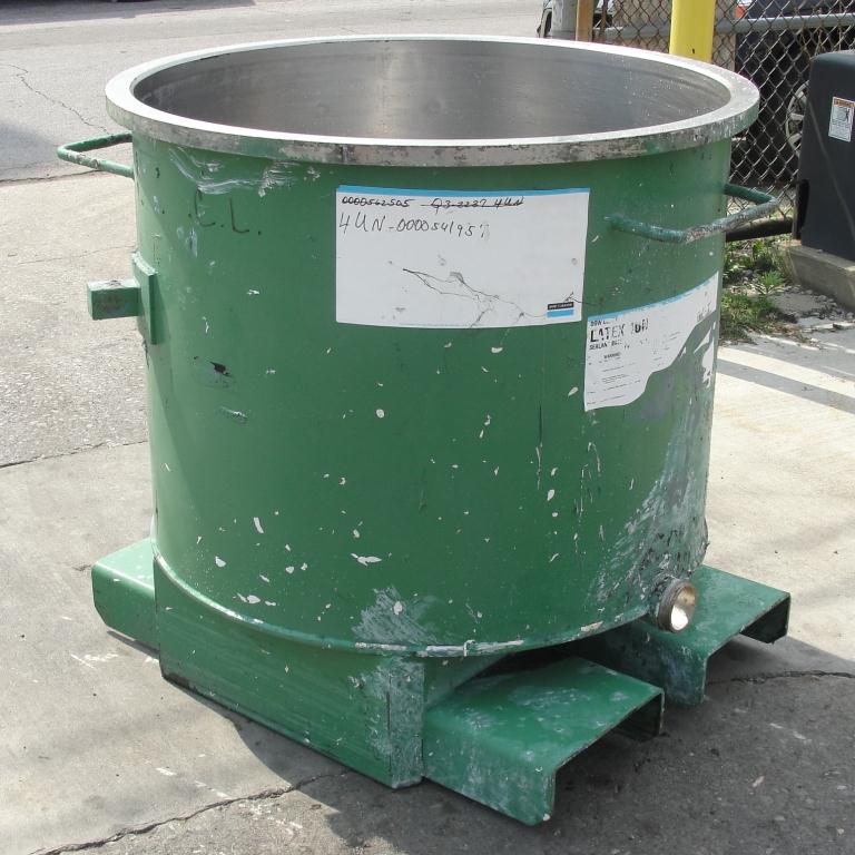 Mixer and Blender 125 gallon Ross change can Stainless Steel 39.25 inside diameter 31.5 inside height1