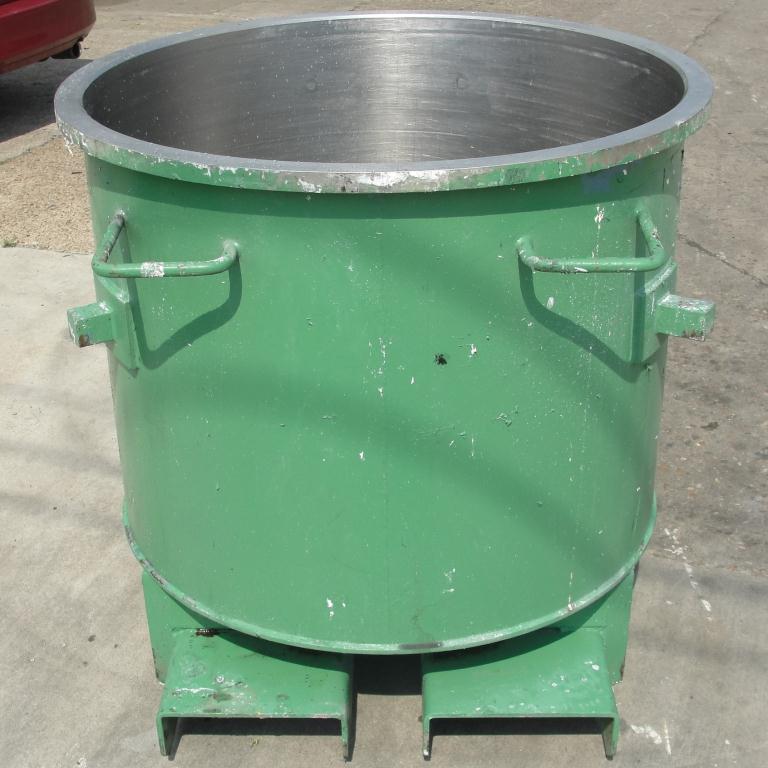 Mixer and Blender 125 gallon Ross change can Stainless Steel 39.25 inside diameter 31.5 inside height5