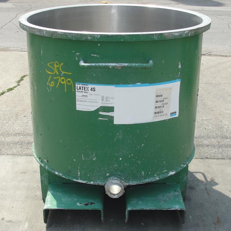 Mixer and Blender 125 gallon Ross change can Stainless Steel 39.25 inside diameter 31.5 inside height3