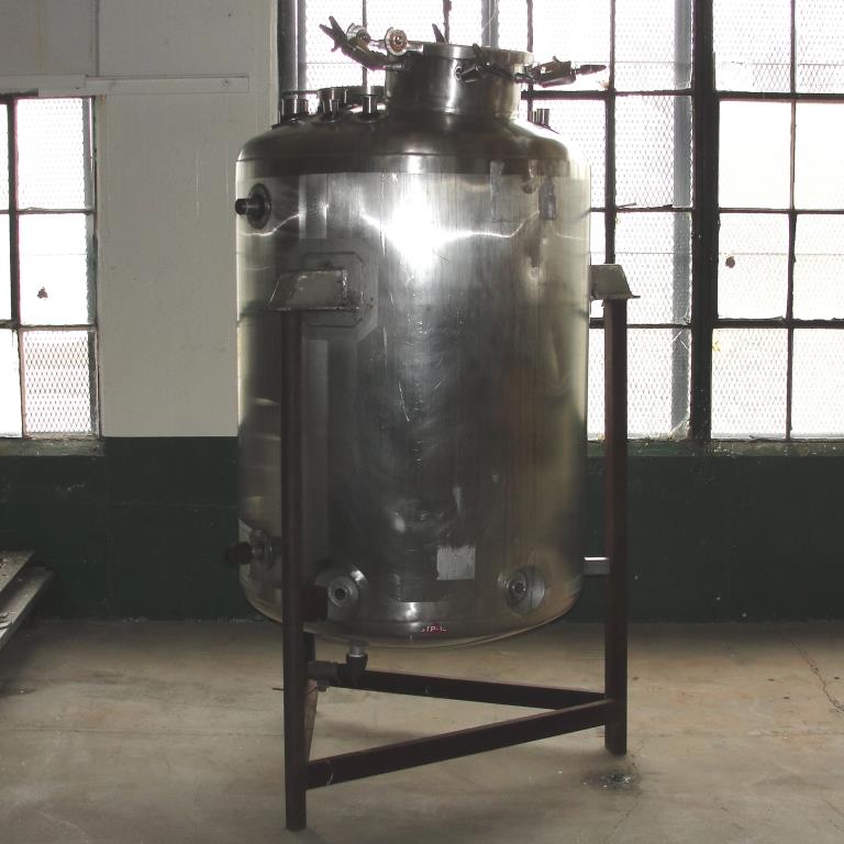 Reactor 250 gallon Custom Fabricating chemical reactor, 150 psi internal, 150 psi jacket5