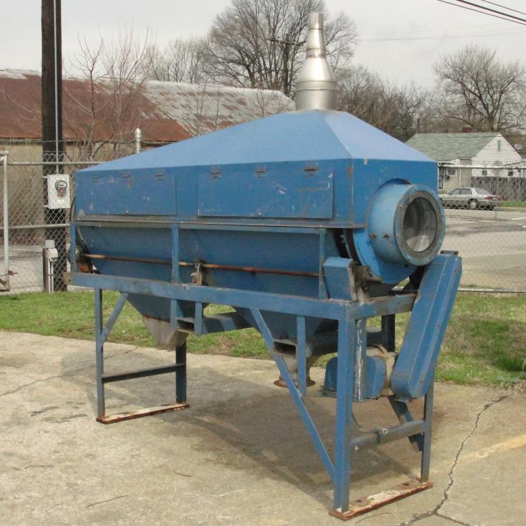 Vibratory Screener and Sifter 14 dia x 108 l trommel screener Stainless Steel Contact Parts1