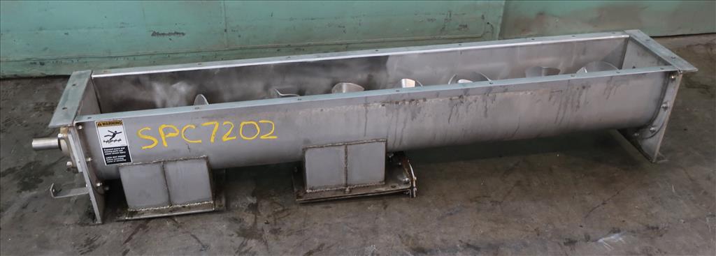 Conveyor screw conveyor Stainless Steel, 9 dia x 72l1
