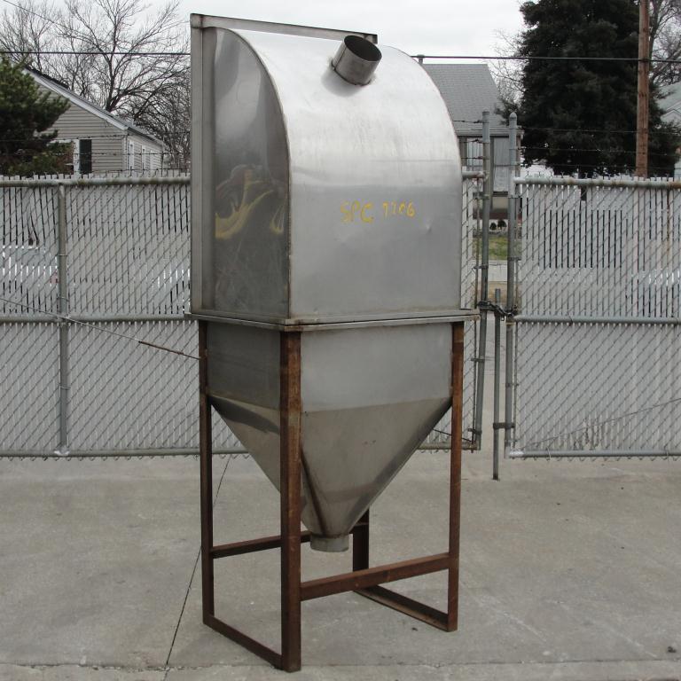 Material Handling Equipment bag dump station, 7 cu ft Stainless Steel6