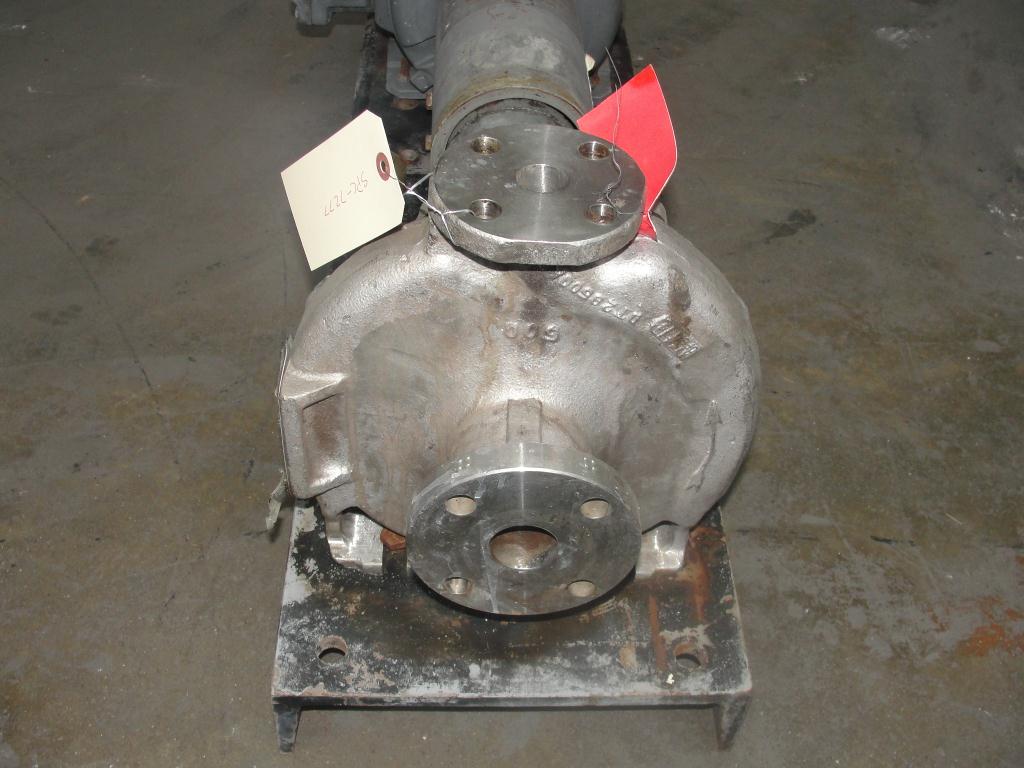 Pump 1.5x1x8 Durco centrifugal pump, 5 hp, Stainless Steel2