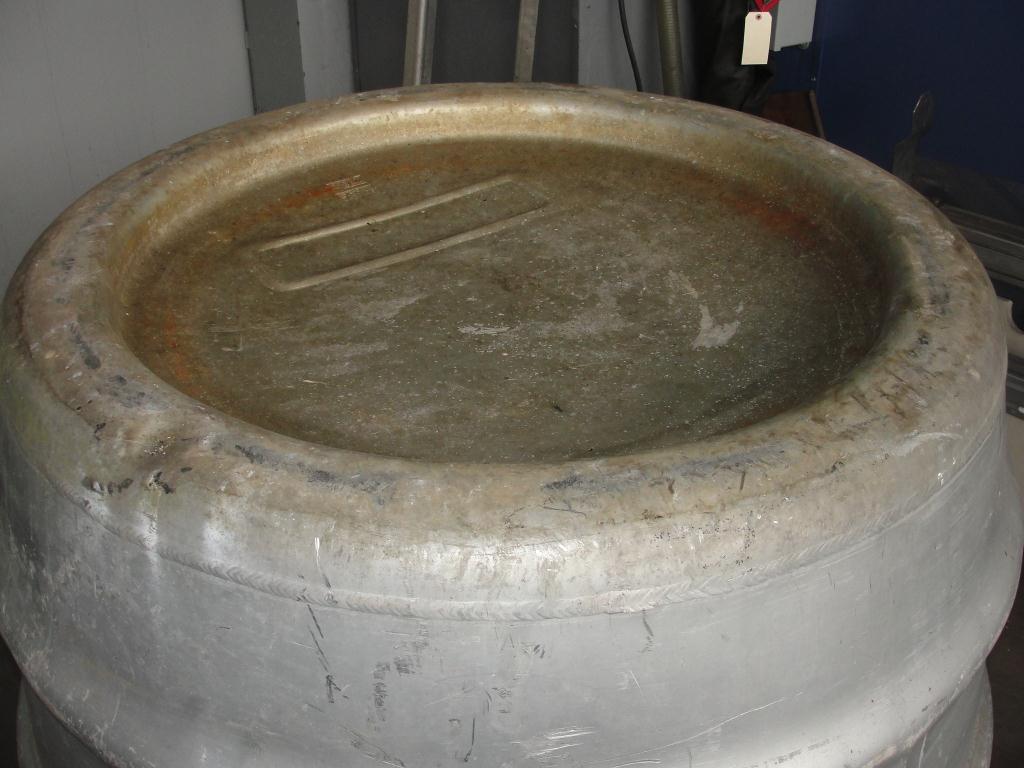 Tank 225 gallon Giovanola Monthey-Suisse liquid tote, Aluminum2