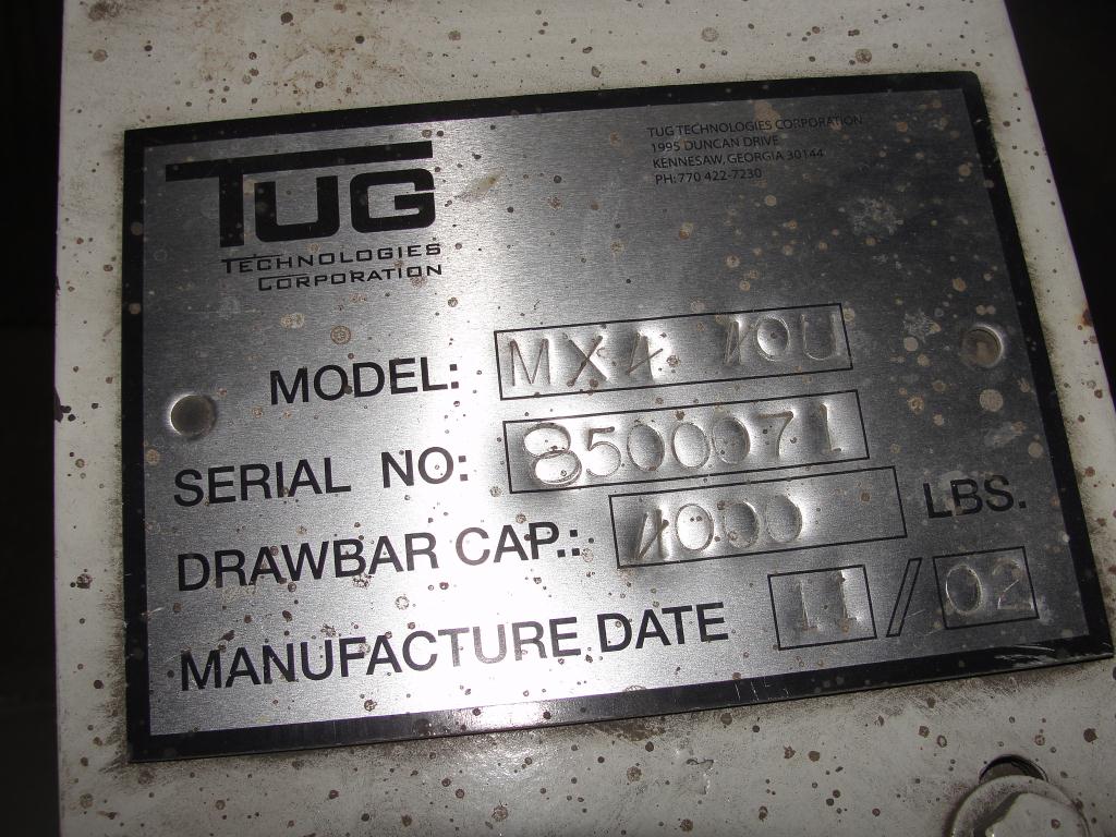 Miscellaneous Equipment TUG model MX4 400 2 seater7