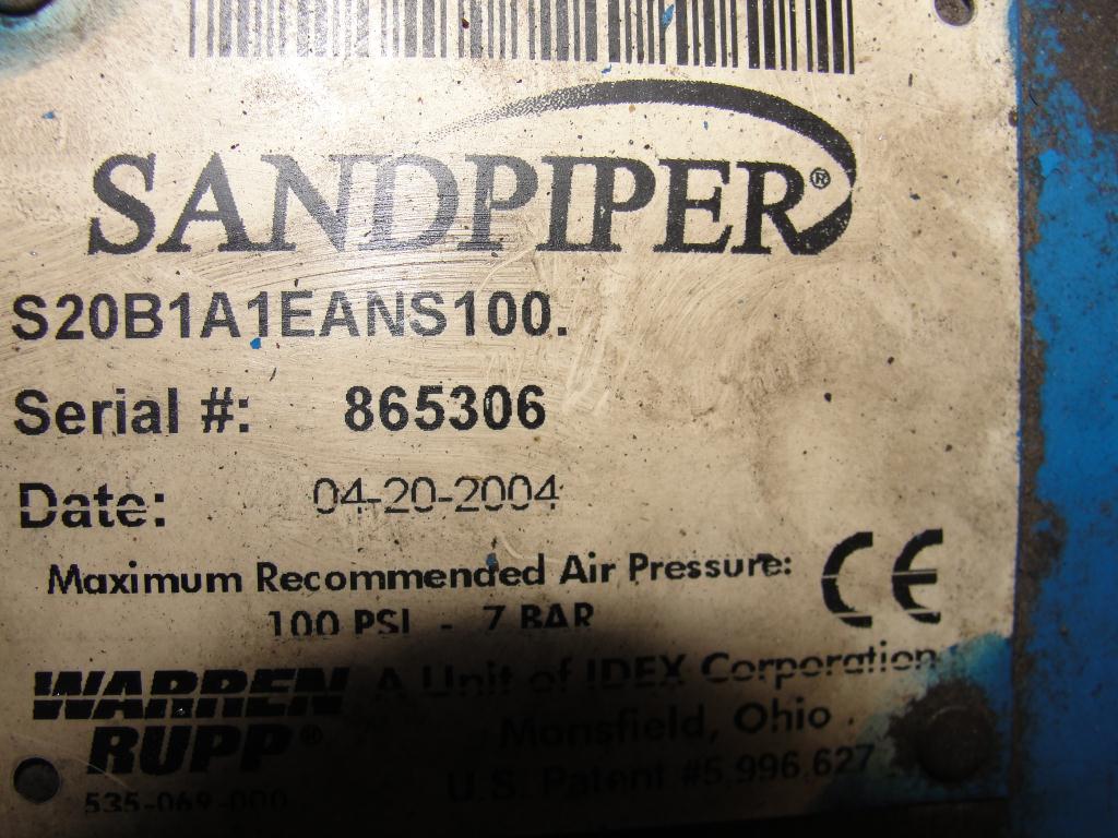 Pump 3 Warren-Rupp Sandpiper diaphragm pump, Aluminum4