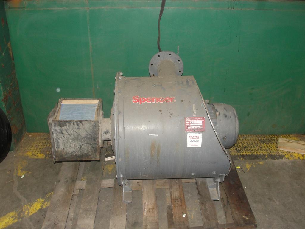Blower 135 cfm multistage centrifugal blower, Spencer, 7.5 hp1