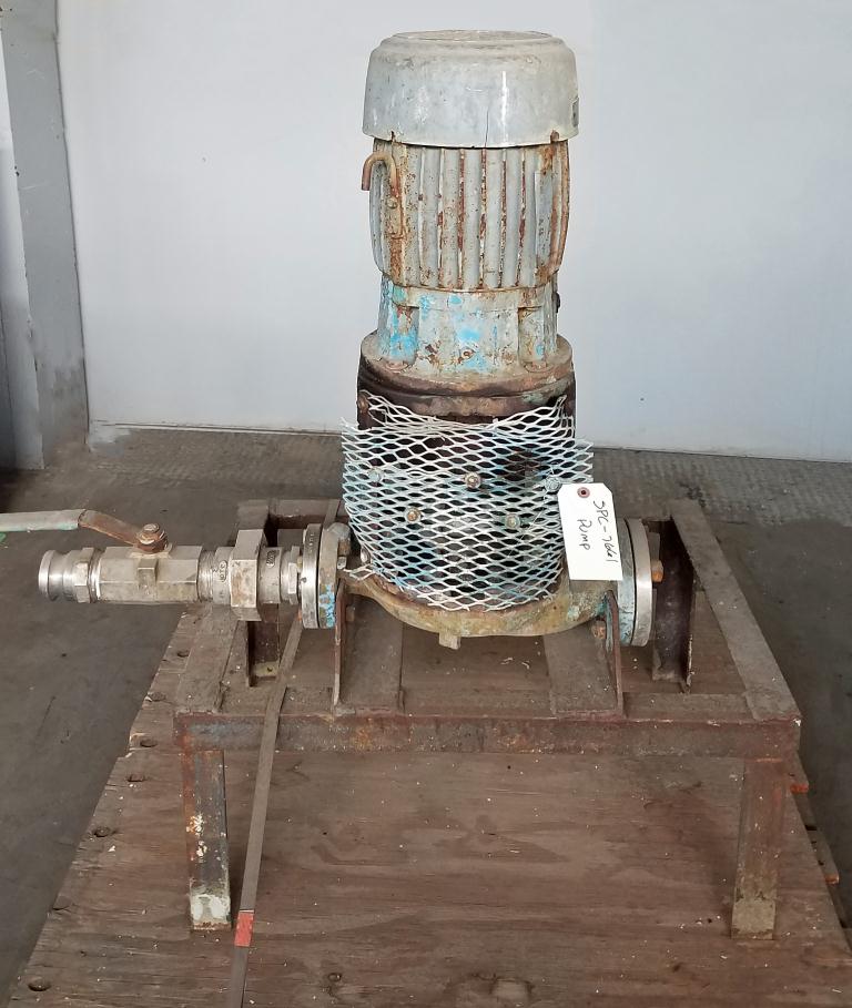 Pump 2x1-1/2 x 6 INGERSOLL-RAND centrifugal pump, 5 hp, Stainless Steel