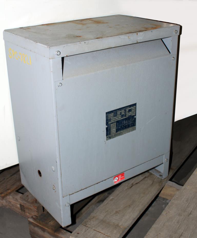 Transformers and Switchgear 27 kva GS Hevi-Duty Electric dry transformer, 460 Delta high voltage, 230Y/ 133 low voltage, 3 phase