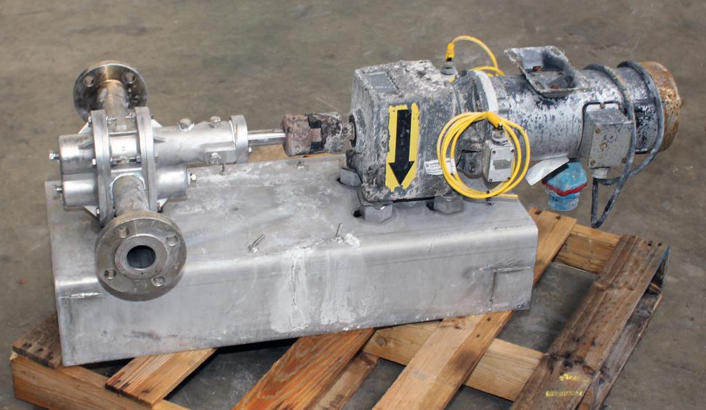 Pump 1.5 NPT inlet Pulsafeeder Eco gear pump positive displacement pump model GA 12 ACCKK24, 1 hp, 316 SS2