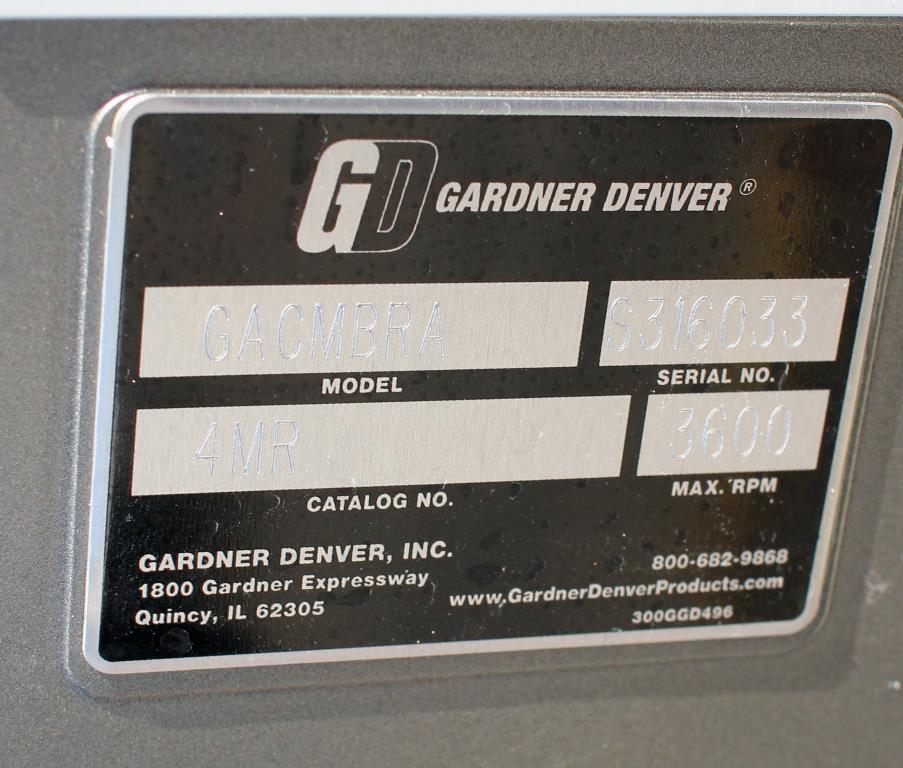Blower 347 cfm, positive displacement blower Gardner Denver, 7.5 hp3