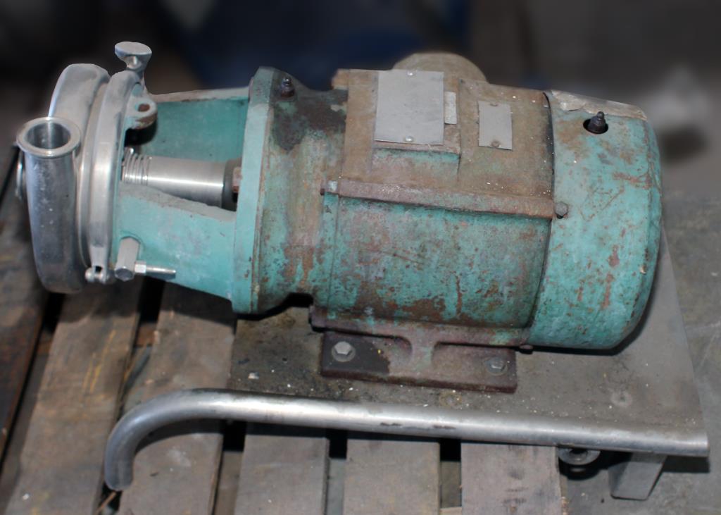 Pump 2x1.5x6.25 centrifugal pump, 5 hp, Stainless Steel Contact Parts