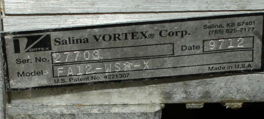 Valve 12 Salina Vortex gate valve, pneumatic, Stainless Steel Contact Parts3