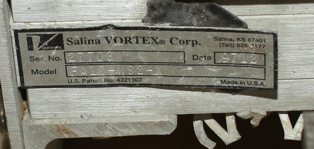 Valve 10 Salina Vortex gate valve, pneumatic, Stainless Steel Contact Parts2