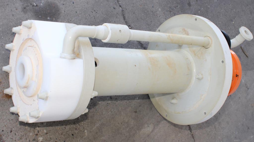 Pump 50x32x230 mm Munsch Chemie-Pumpen vertical centrifugal pump model TNP-KL 50 32-200-, Polypropylene4